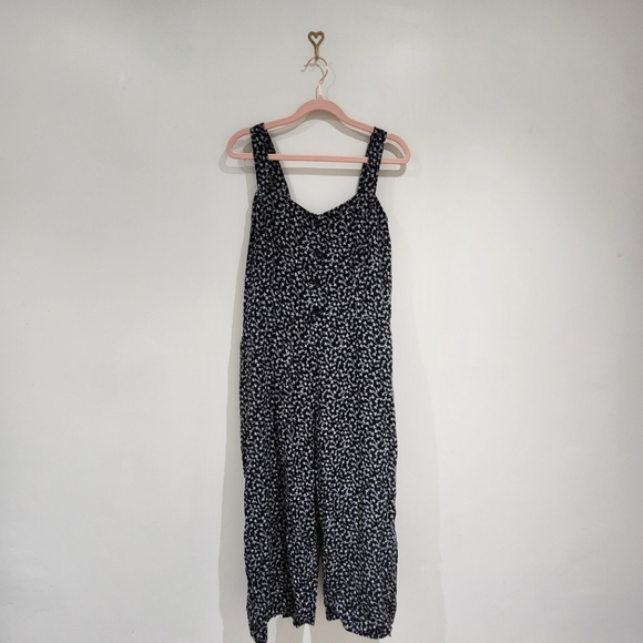 Loft Sleeveless Crop Leg Jumpsuit - Picture 1 of 7